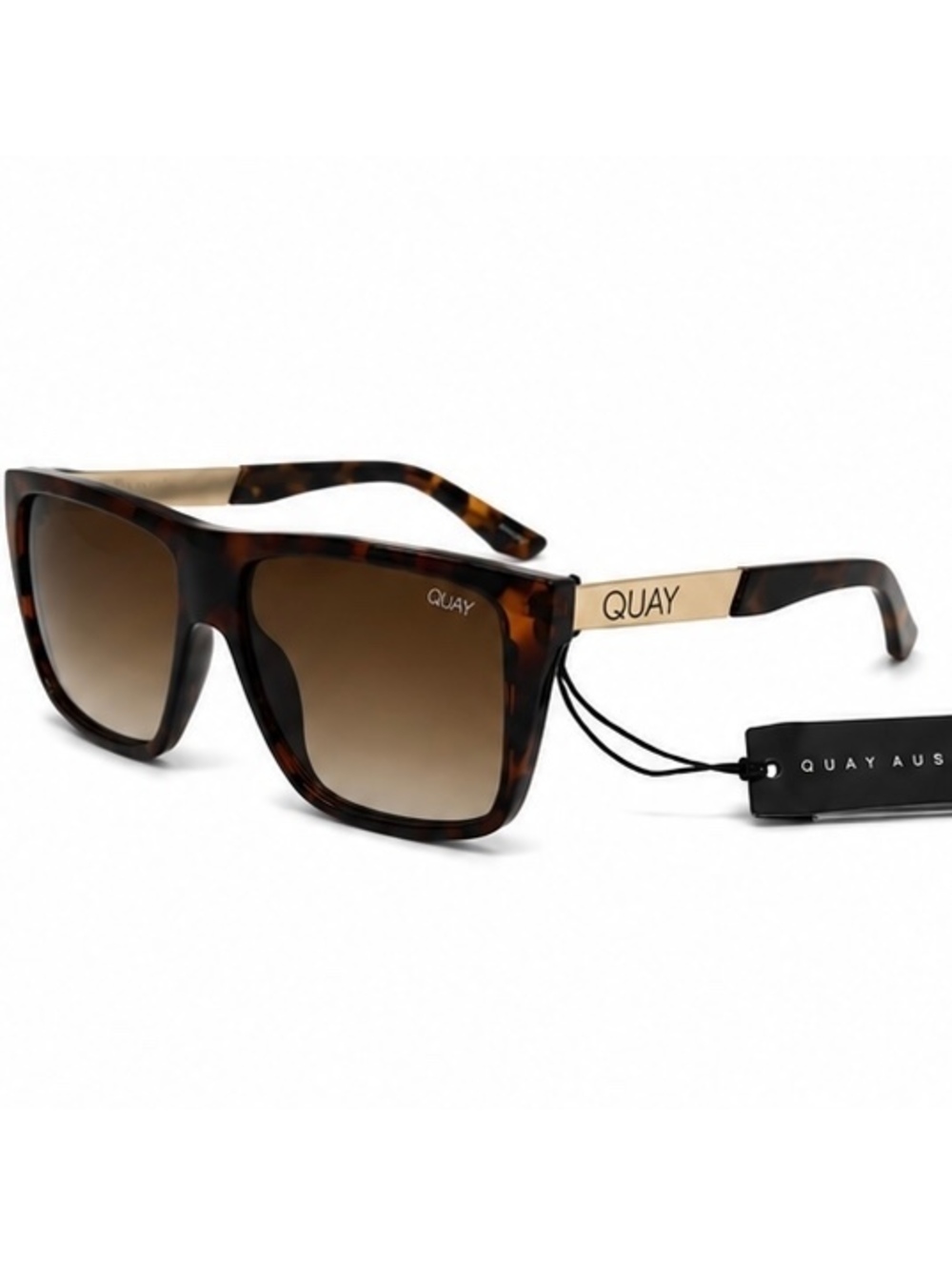 Quay Australia Tortoise & Rose Gold Incognito Sunglasses